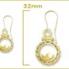 14kt Small Rope Earring - Image 2