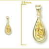 14kt Nugget Pendant - Image 2