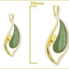 Jade & Nugget Pendant - Image 2