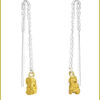 Nugget Earrings Silver