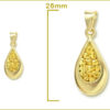 18kt Nugget Pendant - Image 2