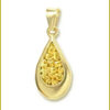 18kt Nugget Pendant